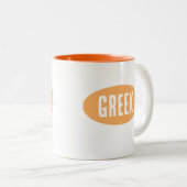 κεραμική κούπαギリシャ語マグカップ ツートーンマグカップ (正面右)