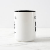 πが円に精密さをもたらす ツートーンマグカップ (中央)