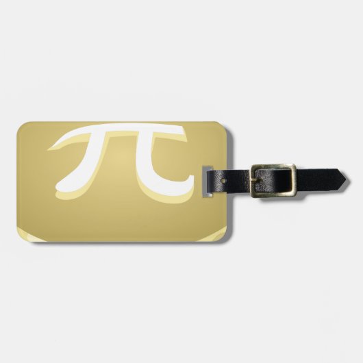 πの日おめでとう！パイだよ ラゲッジタグ (正面横)