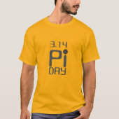 πの日おめでとう tシャツ (正面)