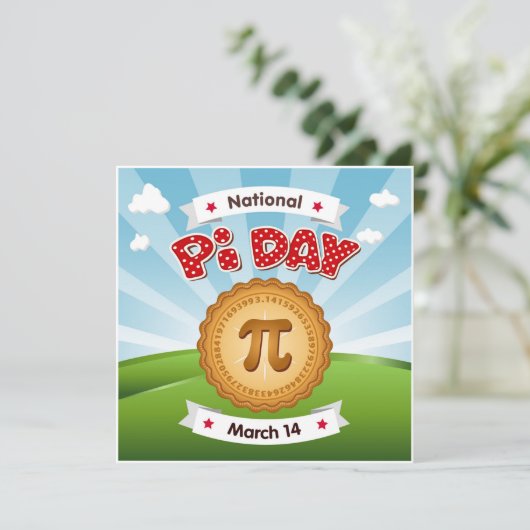 πの日を広めよう 招待状 (スタンド正面)