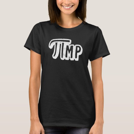 πの日 π ミュージック プレーヤー Pimp パン 数学教師 科学者 ガール Tシャツ (正面)