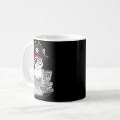 πの日 数学 猫 ナード 海賊 教師 生徒 A コーヒーマグカップ (正面左)