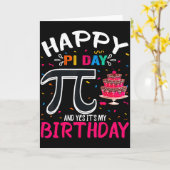 πの日 誕生日 数学好き πの日 おめでとう そう 私の カード (黄色い花)