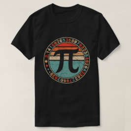 πの日 2024 お祝い ヴィンテージ π シンボル 3.14 tシャツ