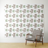 πの日 3.14 | ステップ＆リピート バックドロップ タペストリー (インサイチュ(横))