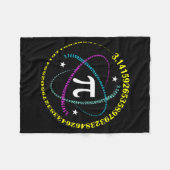 πの日 3.14 円周率 数学 科学 ギフト _2 フリースブランケット (正面(横))