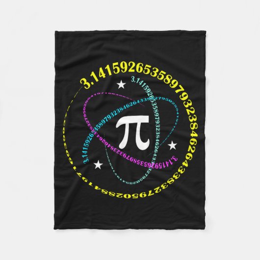 πの日 3.14 円周率 数学 科学 ギフト _2 フリースブランケット (正面)