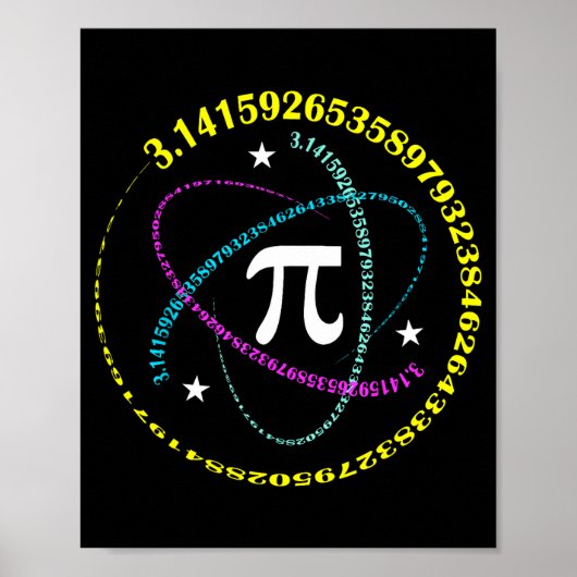 πの日 3.14 円周率 数学 科学 ギフト _2 ポスター (正面)