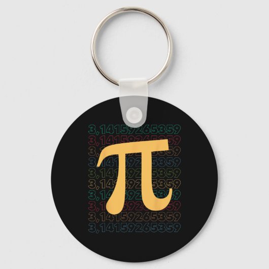 πの日 3.14 数学 科学 先生 生徒 メンズ キーホルダー (正面)