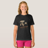 πの日Tシャツ – 円周率 = また会おう – 現代数学 Tシャツ (正面フル)