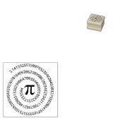 πスタンプ、数学ギフト、数学好きスタンプ、数学教師 ラバースタンプ (押印)