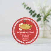 πデイアップルパイ パーティーレッド数学の休日 招待状 (スタンド正面)