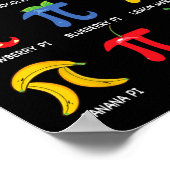 πメニュー 数学教師 面白い πデー 数学教師  ポスター (角)