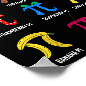 πメニュー 3.14 π記号 - 数学教師 幸せなπの日 ポスター (角)