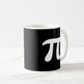 π パイ 白抜き文字 マグカップ (正面右)