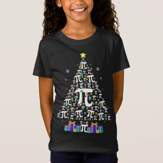 π 数学教師 醜い クリスマス 休暇 スウェーター tシャツ (正面)