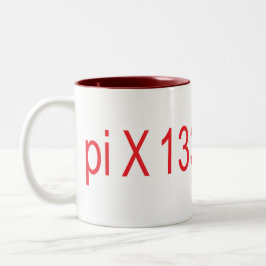 π×1337% = 42 ツートーンマグカップ