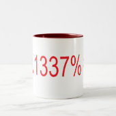 π×1337% = 42 ツートーンマグカップ (中央)