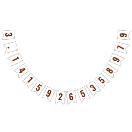 π 3.14 バンティング バナー