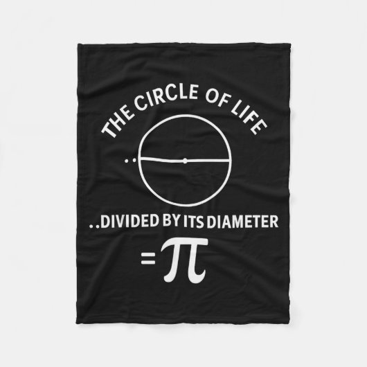 π 3.14 数字 シンボル 数学 科学 先生 生徒 フリースブランケット (正面)