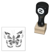 Бабочка.Вариант1 ラバースタンプ (押印)