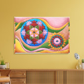 Волшебная Картина - Баланс キャンバスプリント (インサイチュ (リビング))