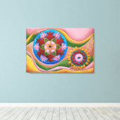 Волшебная Картина - Баланс キャンバスプリント (インサイチュ (ウッドフロア))