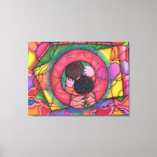 Волшебная картина Исцеление – ヒーリングアート キャンバスプリント (正面)