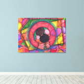 Волшебная картина Исцеление – ヒーリングアート キャンバスプリント (インサイチュ (ウッドフロア))