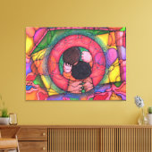 Волшебная картина Исцеление – ヒーリングアート キャンバスプリント (インサイチュ (リビング))