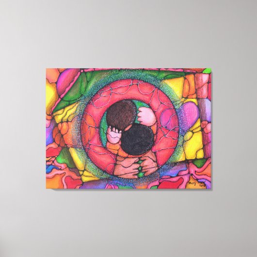 Волшебная картина Исцеление – ヒーリングアート キャンバスプリント (正面)