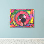 Волшебная картина Исцеление – ヒーリングアート キャンバスプリント (インサイチュ (ウッドフロア))