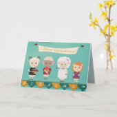 ЗДнемнародження -ウクライナ語のハッピーバースデー カード (黄色い花)