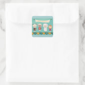 З Днем народження – ウクライナハッピーバースデー スクエアシール (バッグ)