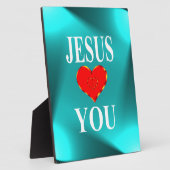 Иисус любит тебя フォトプラーク (側面)