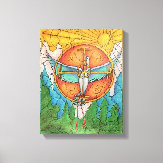 Магнит на бешеные деньгиキャンバス印刷 キャンバスプリント (正面)