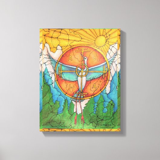 Магнит на бешеные деньгиキャンバス印刷 キャンバスプリント (正面)