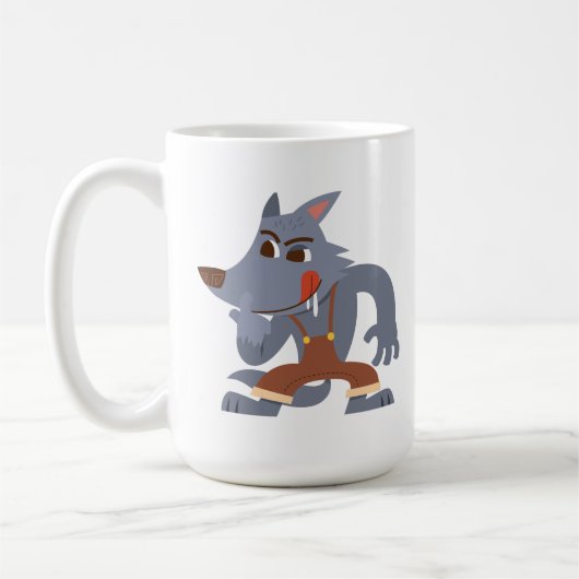 Работы не волк, в лес не убежит コーヒーマグカップ (左)