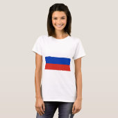 Российская Федерация – フェデレーシロシアのョンフラグ Tシャツ (正面フル)