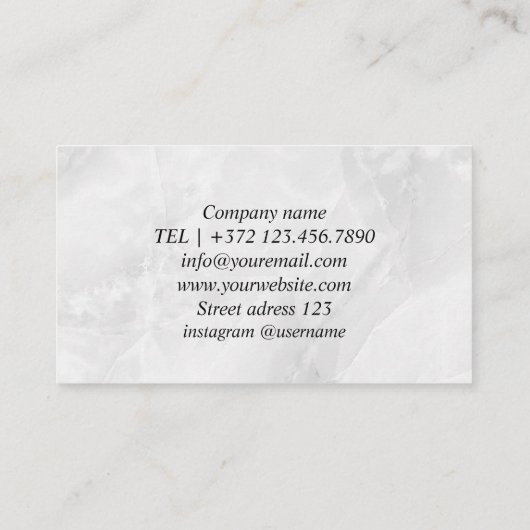 Страхование жизни Страховой агент Визитка 名刺 (裏面)