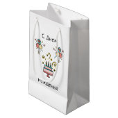 С Днем Pожденья | Happy Birthday スモールペーパーバッグ (正面アングル)