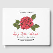 Сustom Funeral Memorial Guest Book ゲストブック (正面)