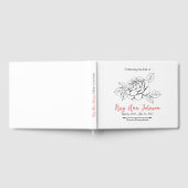 Сustom Funeral Memorial Guest Book ゲストブック (全面)