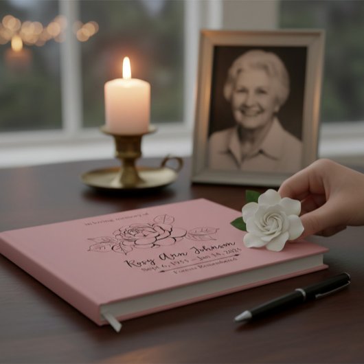 Сustom Funeral Memorial Guest Book ゲストブック