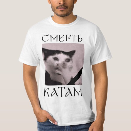 Футболка "СМЕРТЬ КАТАМ" Tシャツ (正面)