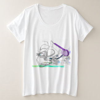 Это дизайн, детка! プラスサイズTシャツ