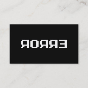 ЯOЯЯƎ エラー 名刺