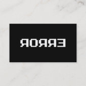 ЯOЯЯƎ | ERROR 名刺 (正面)