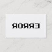 ЯOЯЯƎ | ERROR 名刺 (正面)
